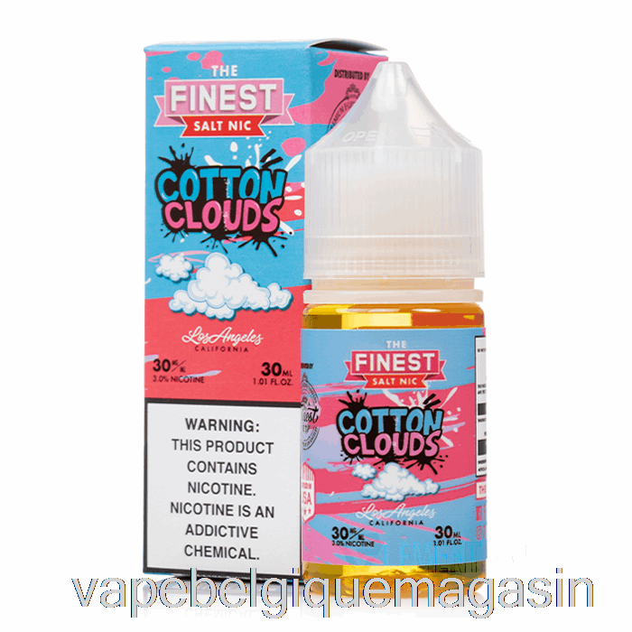 Nuages ​​de Coton De Jus De Vape - La Meilleure édition De Bonbons Sel Nic - 30 Ml 30 Mg